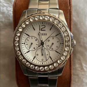 Silver GUESS watch